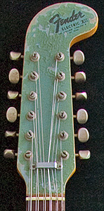 Early Musical Instruments, Electric Guitar Fender XII custom dated 1965
