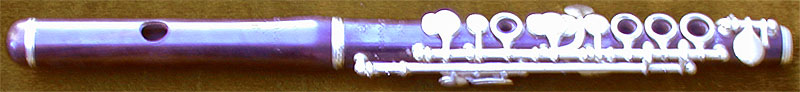 Early Musical Instruments, antique rosewood Piccolo by Adolphe Sax