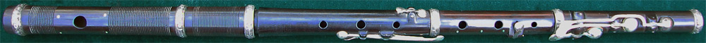 Early Musical Instruments, antique boxwood Flute by Clementi