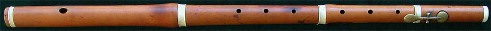 Early Musical Instruments, antique bone mounted boxwood Flute