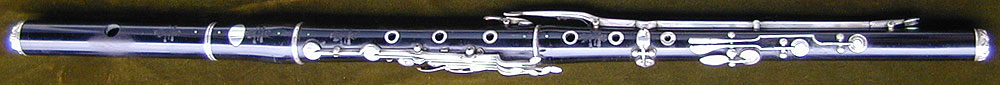 Early Musical Instruments, antique ebony Flute by Rampone