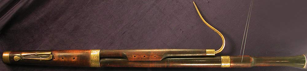 Early Musical Instruments, antique Bassoon by Wrede