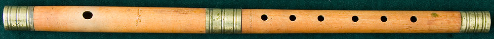 Early Musical Instruments, antique boxwood Fife by Goulding & Co.