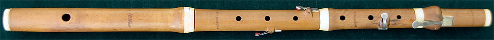 Early Musical Instruments, antique boxwood Flute by Goulding & Co.