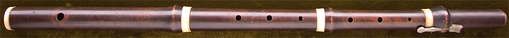 Early Musical Instruments, antique boxwood Flute by Clementi