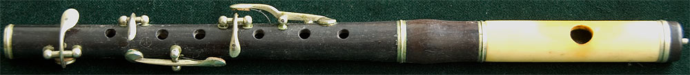 Early Musical Instruments, antique bone Head Piccolo by Anonymous