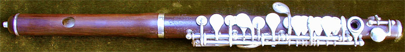 Early Musical Instruments, antique rosewood Piccolo by Rudall & Carte