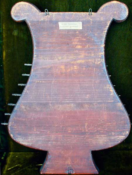 Early Musical Instruments, antique Oellers Th�rzither, Neck CitternDoorbell Cittern by Oeller