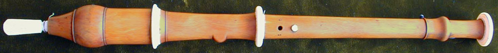 Early Musical Instruments, antique ivory mounted boxwood Flageolet by Bainbridge