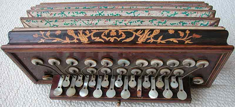 Early Musical Instruments, antique Flutina