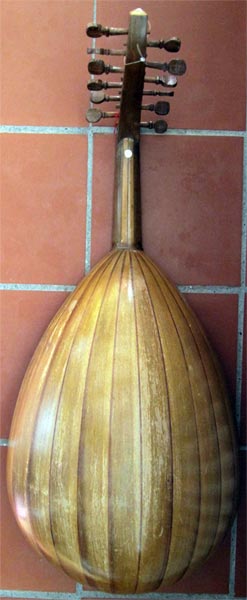 Early Musical Instruments part of the Bruderlin Collection, antique Oud by a Syrian Maker dated 1925-26