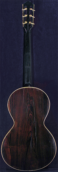 Early Musical Instruments part of the Bruderlin Collection, antique Romantic Guitar by Darche from around 1850