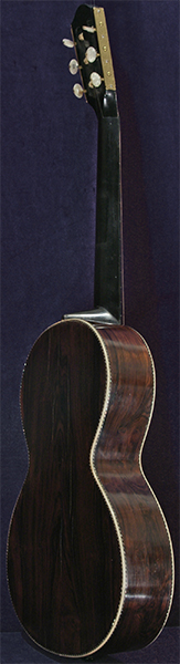 Early Musical Instruments part of the Bruderlin Collection, antique Romantic Guitar by Darche from around 1850
