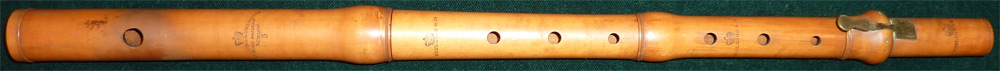 Early Musical Instruments, antique boxwood Flute by Goulding & D'Almaine