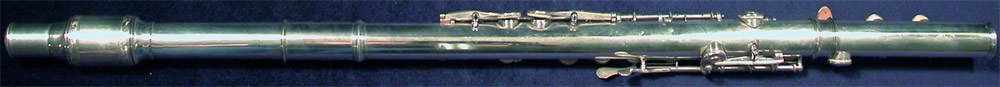 Early Musical Instruments, antique boxwood Flute by Rudall, Rose, Carte