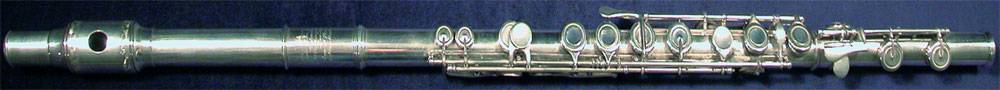 Early Musical Instruments, antique boxwood Flute by Rudall, Rose, Carte