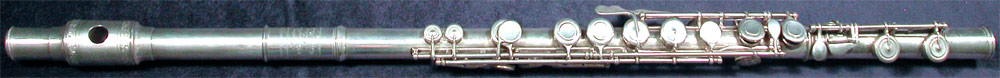 Early Musical Instruments, antique silver Flute by Rudall, Rose, Carte & Co.
