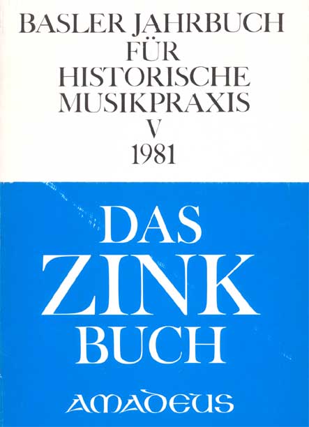 Italian Tenor Cornetto or Zink, late 1500s, book cover